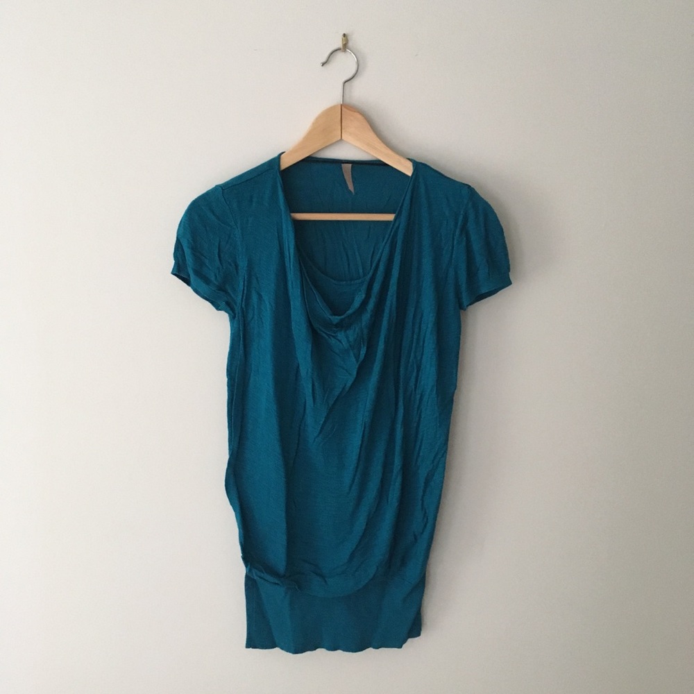 Turquoise Maternity Shirt